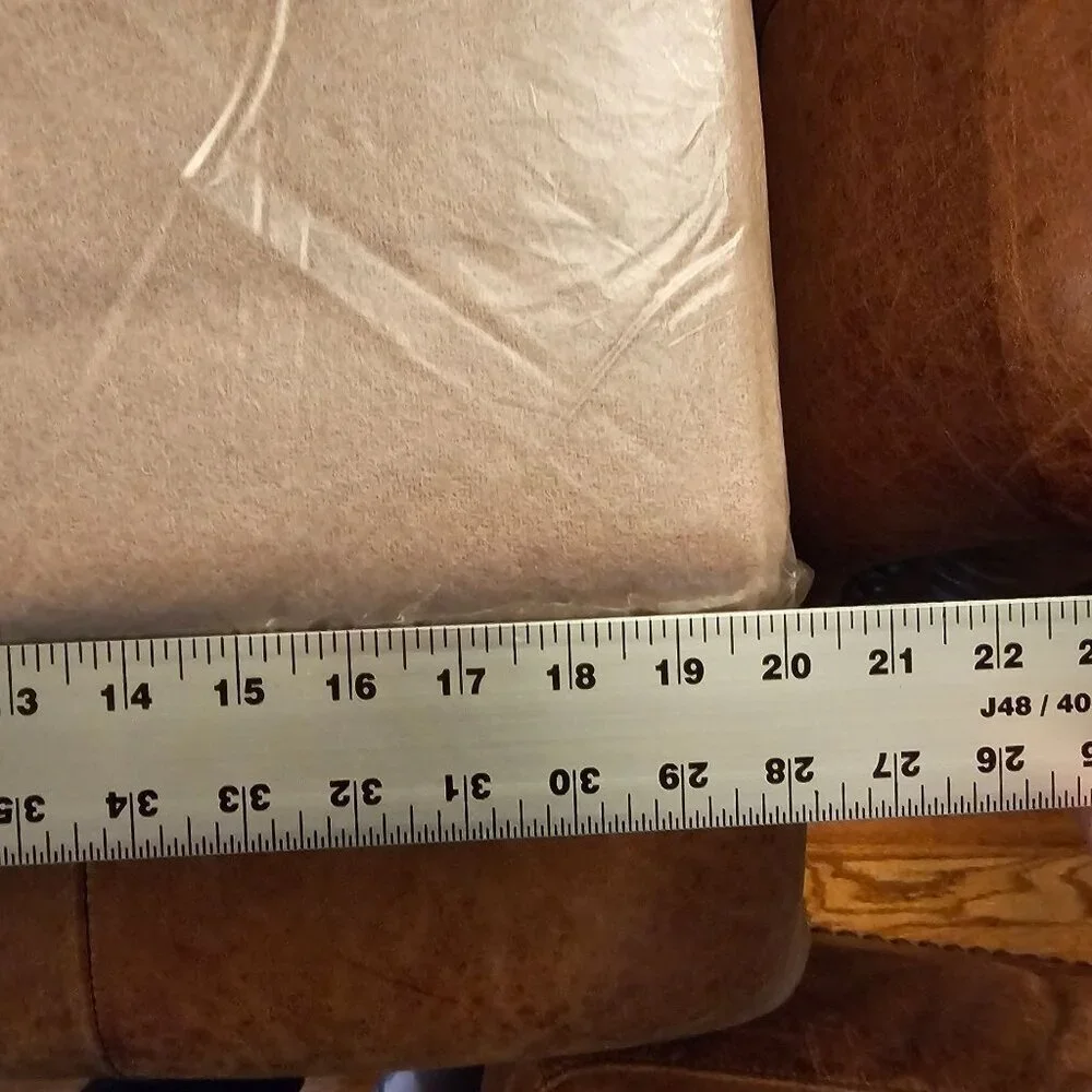 Vintage Consul 100% Wool Blanket, 80x90 Size, Beige, Original Packaging - Picture 12 of 14